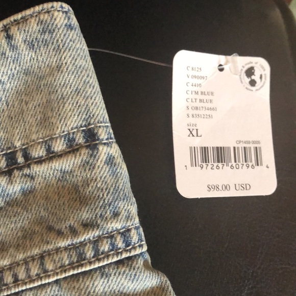 BNWT Free People Denim Harem Shorts - Picture 3 of 6